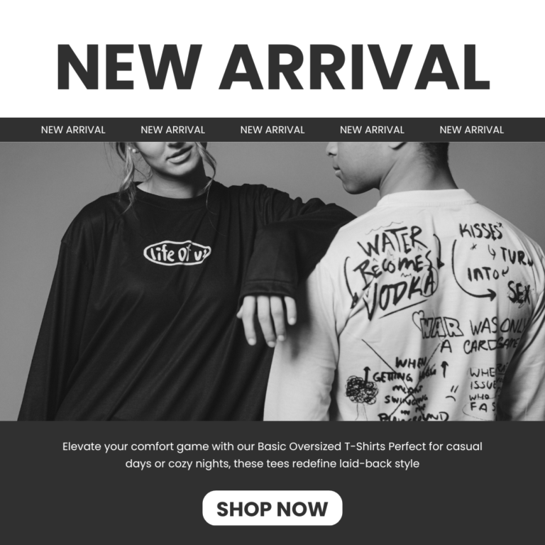 Black and White Dark Fashion New Arrival Instagram Post